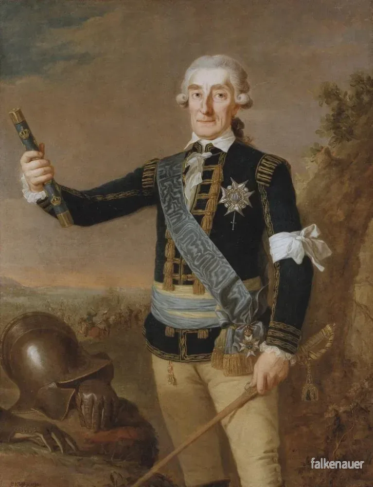 Målning Johan August Meijerfeldt 1725 - 1800 - Per Krafft L'aîné | Konsttryck - Bild 2
