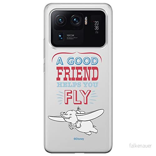 ERT GROUP mobiltelefonfodral för Xiaomi MI 11 ULTRA originalt och officiellt licensierat Disney mönster Dumbo 004 optimalt anpassad till formen på mobiltelefonen, gedeeltelijk transparant 5903932707656