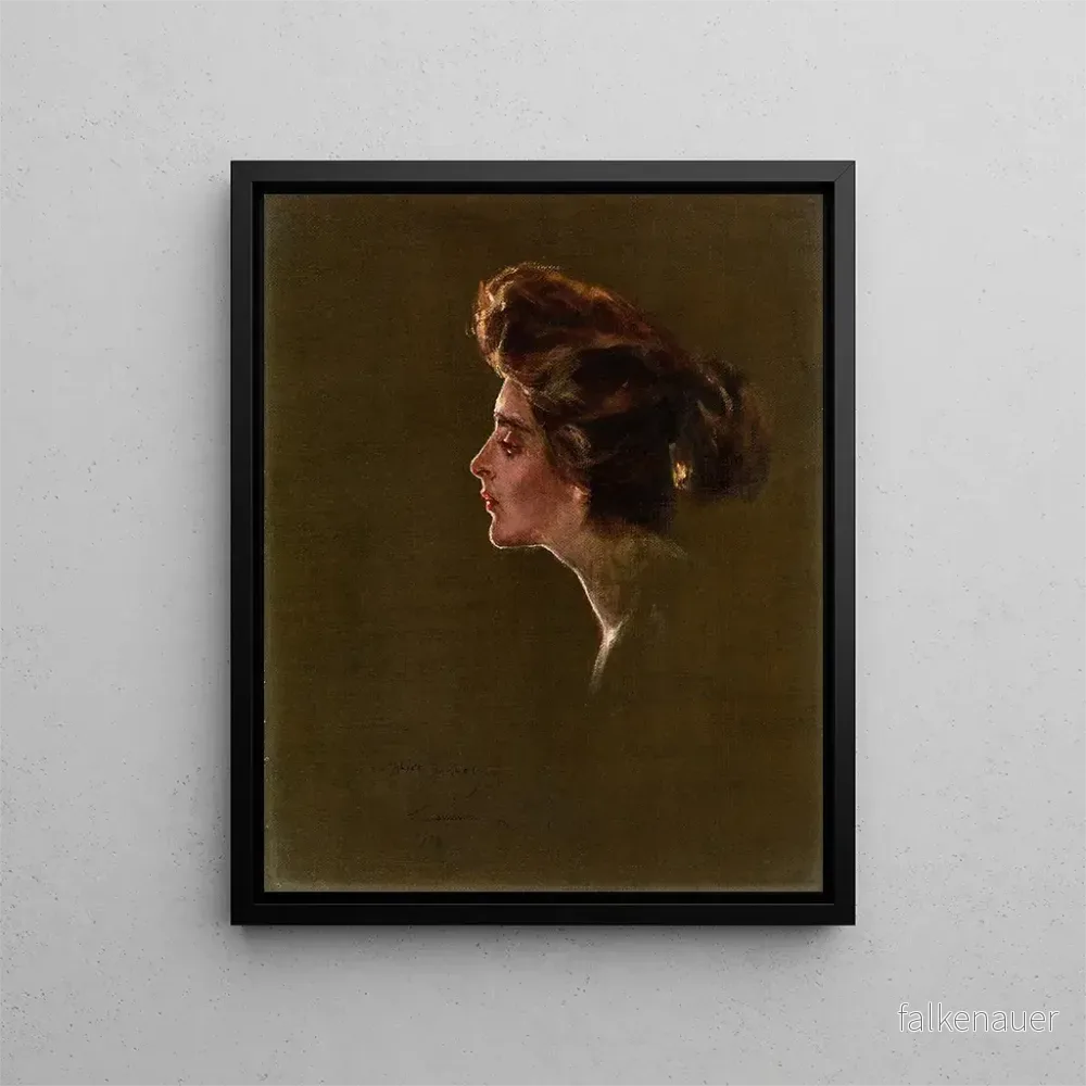 Målning Vers 1903 – Alice Pike Barney | Konsttryck Målning Vers 1903 – Alice Pike Barney | Konsttryck