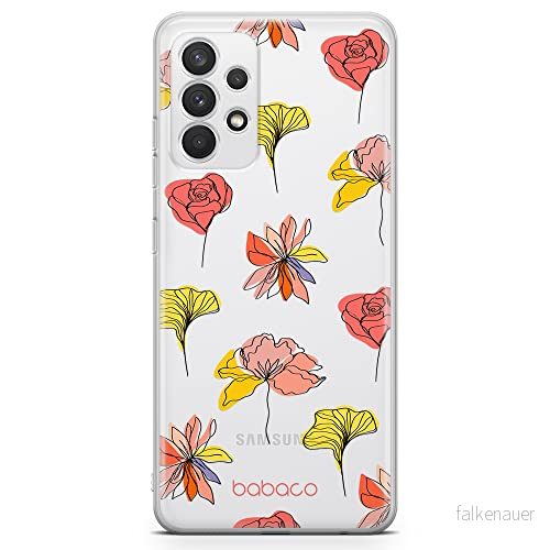 ERT GROUP mobiltelefonfodral för Samsung A32 4G LTE originalt och officiellt licensierat Babaco mönster Flowers 012 optimalt anpassad till formen på mobiltelefonen, gedeeltelijk transparant 5903932607260