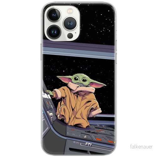 ERT GROUP mobiltelefonfodral för Apple Iphone 11 PRO MAX originalt och officiellt licensierat Star Wars mönster Baby Yoda 025 Vit anpassad till formen på mobiltelefonen, fodral tillverkad av TPU plast 5904805080425