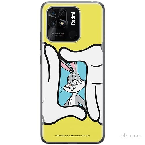 ERT GROUP mobiltelefonfodral för Xiaomi REDMI 10C originalt och officiellt licensierat Looney Tunes mönster Bugs 025 optimalt anpassad till formen på mobiltelefonen, fodral tillverkad av TPU plast 5905795092214
