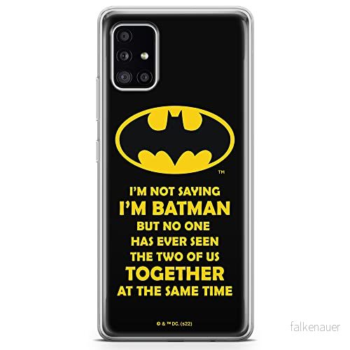ERT GROUP mobiltelefonfodral för Samsung A51 originalt och officiellt licensierat DC mönster Batman 053 optimalt anpassad till formen på mobiltelefonen, fodral tillverkad av TPU plast 5905131550675