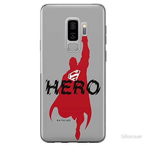 ERT GROUP mobiltelefonfodral för Samsung S9 PLUS originalt och officiellt licensierat DC mönster Superman 038 optimalt anpassad till formen på mobiltelefonen, fodral tillverkad av TPU plast 5905131574060