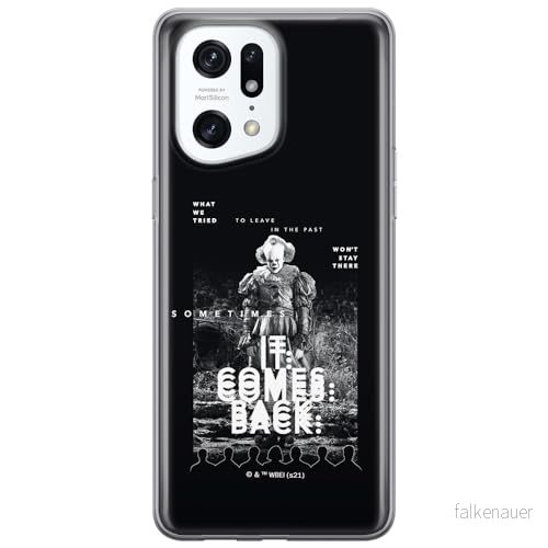 ERT GROUP mobiltelefonfodral för Oppo FIND X5 PRO originalt och officiellt licensierat Horror mönster It 017 optimalt anpassad till formen på mobiltelefonen, fodral tillverkad av TPU plast 5905511416607