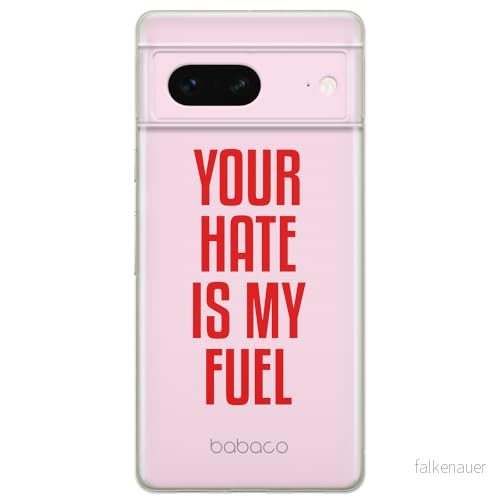 ERT GROUP mobiltelefonfodral för Google PIXEL 7 originalt och officiellt licensierat Babaco mönster My fuel 003 optimalt anpassad till formen på mobiltelefonen, fodral tillverkad av TPU plast 5905795146436