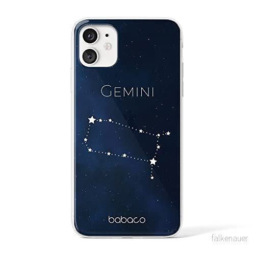 ERT GROUP mobiltelefonfodral för Apple Iphone 11 originalt och officiellt licensierat Babaco mönster Zodiac Constellation 003 Vit anpassad till formen på mobiltelefonen, fodral tillverkad av TPU plast 5903932189964