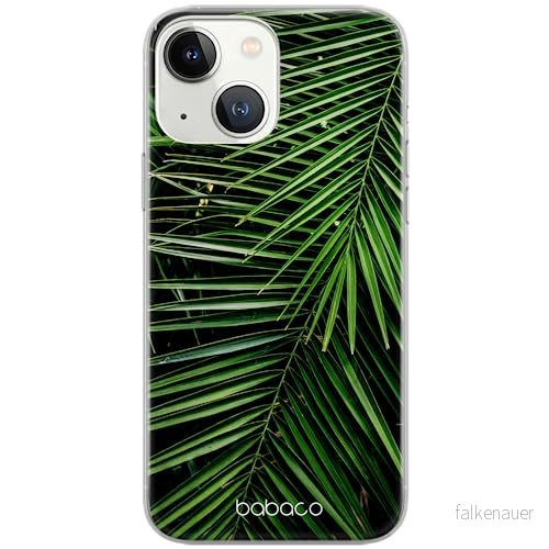BABACO PLANT PRINTING ETUI 002 IPHONE 13 MINI GRÖNT FODRAL 5903932845525