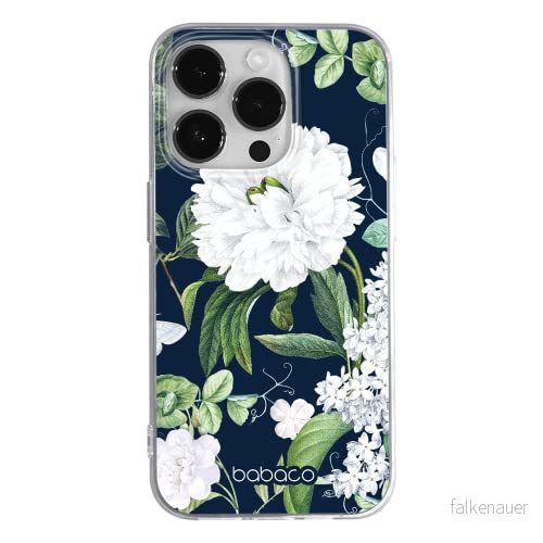 ERT GROUP mobiltelefonfodral för Apple Iphone 14 PRO MAX originalt och officiellt licensierat Babaco mönster Flowers 031 optimalt anpassad till formen på mobiltelefonen, fodral tillverkad av TPU plast 5905131936677