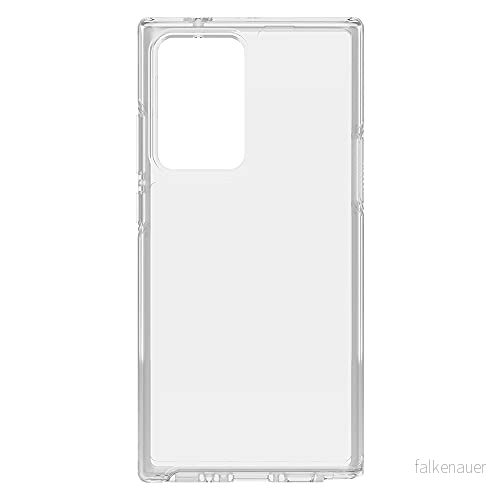 OtterBox Symmetry Clear skal för Galaxy Note 20 Ultra 5G, stöttåligt, fallsäkert, skyddande tunt skal, testad till militärstandard x3, Klar 840104214114