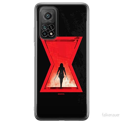 ERT GROUP mobiltelefonfodral för Xiaomi MI 10T 5G / PRO originalt och officiellt licensierat Marvel mönster Black Widow 009, fodral tillverkad av TPU plast 5903040342213