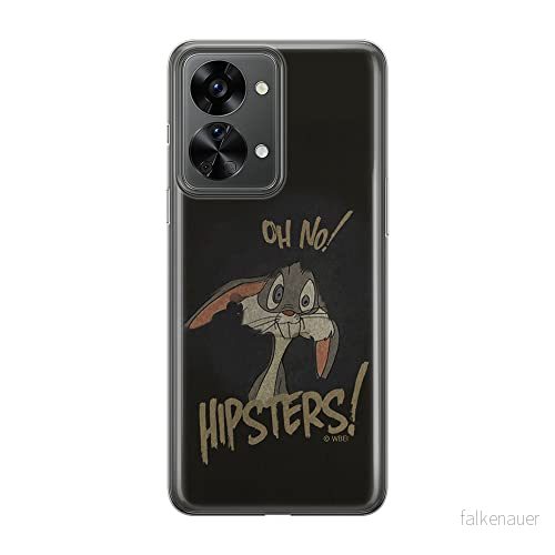 ERT GROUP mobiltelefonfodral för Oneplus NORD 2T 5G originalt och officiellt licensierat Looney Tunes mönster Bugs 005 optimalt anpassad till formen på mobiltelefonen, fodral tillverkad av TPU plast 5905511281182