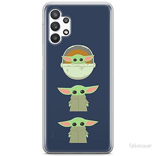ERT GROUP mobiltelefonfodral för Samsung A32 5G originalt och officiellt licensierat Star Wars mönster Baby Yoda 007 optimalt anpassad till formen på mobiltelefonen, fodral tillverkad av TPU plast 5903040054192