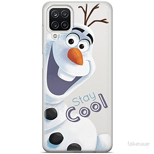ERT GROUP mobiltelefonfodral för Samsung A12 / M12 originalt och officiellt licensierat Disney mönster Olaf 001 optimalt anpassad till formen på mobiltelefonen, gedeeltelijk transparant 5903040101421