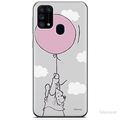 ERT GROUP mobiltelefonfodral för Samsung M31 originalt och officiellt licensierat Disney mönster Winnie the Pooh and friends 013 anpassad till formen på mobiltelefonen, fodral tillverkad av TPU plast 5904805475672