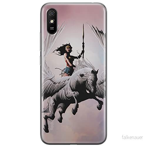 ERT GROUP mobiltelefonfodral för Xiaomi REDMI 9A originalt och officiellt licensierat DC mönster Wonder Woman 002 optimalt anpassad till formen på mobiltelefonen, fodral tillverkad av TPU plast 5903040298596