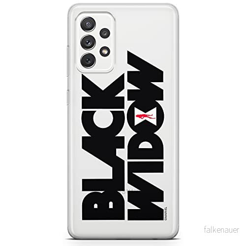 ERT GROUP mobiltelefonfodral för Samsung A73 5G originalt och officiellt licensierat Marvel mönster Black Widow 011 optimalt anpassad till formen på mobiltelefonen, gedeeltelijk transparant 5904805512995