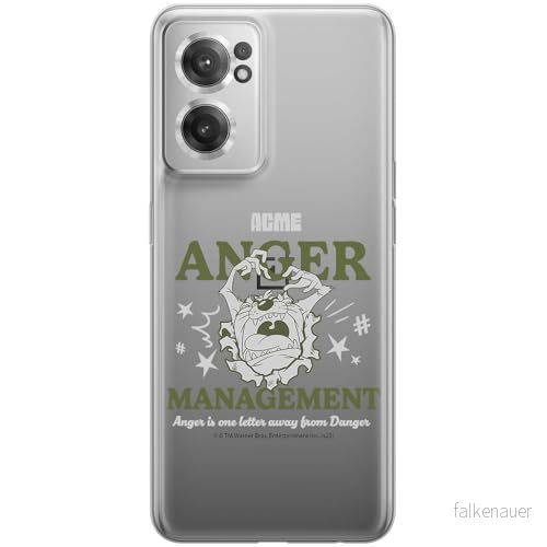ERT GROUP mobiltelefonfodral för OnePlus NORD CE 2 originalt och officiellt licensierat Looney Tunes mönster Tasmanian 006 optimalt anpassad till formen på mobiltelefonen, gedeeltelijk transparant 5905795135942