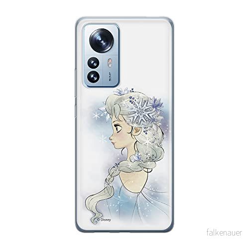 ERT GROUP mobiltelefonfodral för Xiaomi 12 PRO originalt och officiellt licensierat Disney mönster Elsa 010 optimalt anpassad till formen på mobiltelefonen, fodral tillverkad av TPU plast 5905511519520
