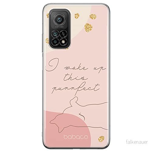 ERT GROUP mobiltelefonfodral för Xiaomi MI 10T 5G / PRO originalt och officiellt licensierat Babaco mönster Cats 008 anpassad till formen på mobiltelefonen, fodral tillverkad av TPU plast 5905131106827
