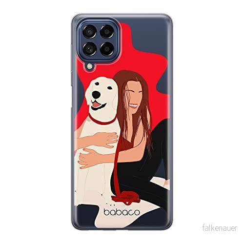 ERT GROUP mobiltelefonfodral för Samsung M53 5G originalt och officiellt licensierat Babaco mönster Dogs 006 optimalt anpassad till formen på mobiltelefonen, gedeeltelijk transparant 5905511386504