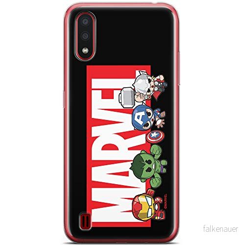 ERT GROUP mobiltelefonfodral för Samsung A01 originalt och officiellt licensierat Marvel mönster 010 optimalt anpassad till formen på mobiltelefonen, fodral tillverkad av TPU plast 5904805178795