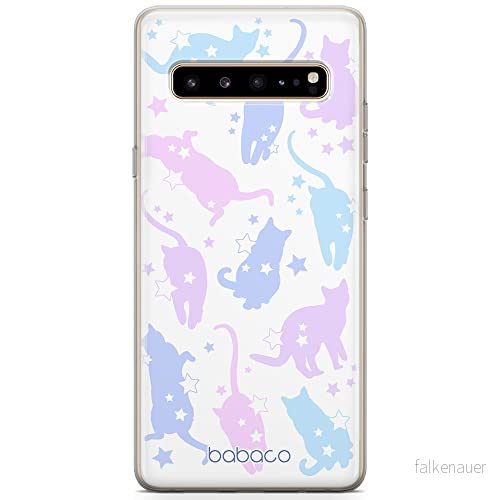 ERT GROUP mobiltelefonfodral för Samsung S10 5G originalt och officiellt licensierat Babaco mönster Cats 016 optimalt anpassad till formen på mobiltelefonen, fodral tillverkad av TPU plast 5905131099075