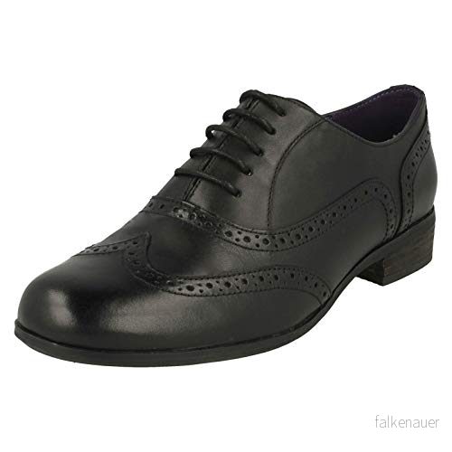Clarks Hamble Oak Womens Black Leather, 8 5051039154023