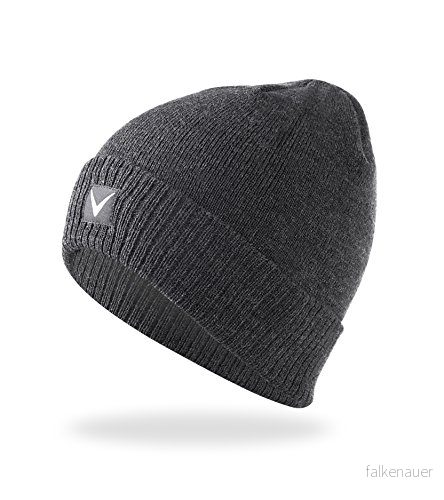 BLACK CREVICE herrmössa i sportig design snygg stickad mössa en storlek skydd mot vind och kyla tajt passform herrvintermössor olika färger 9120071617370