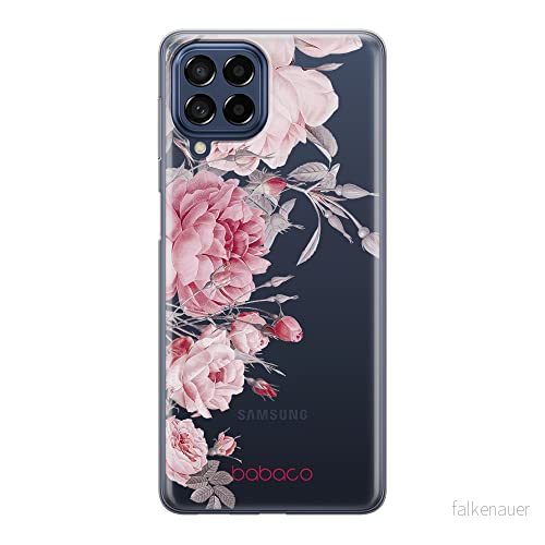ERT GROUP mobiltelefonfodral för Samsung M33 5G originalt och officiellt licensierat Babaco mönster Flowers 059 optimalt anpassad till formen på mobiltelefonen, gedeeltelijk transparant 5905511358655