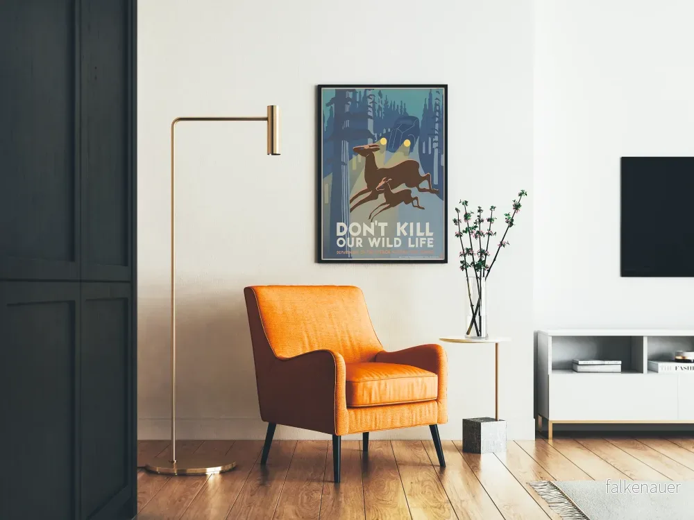 Vintageposter Skydd av Vilda Djur - Döda inte vårt vilda liv - Bild 2