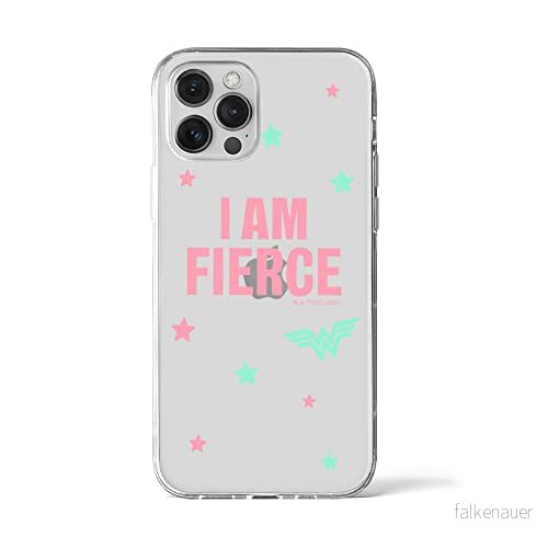 ERT GROUP mobiltelefonfodral för Apple Iphone 12 PRO MAX originalt och officiellt licensierat DC mönster Wonder Woman 026 Vit optimalt anpassad till formen på mobiltelefonen, gedeeltelijk transparant 5903932938685