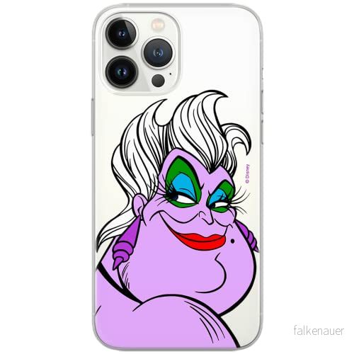 ERT GROUP mobiltelefonfodral för Samsung F62 / M62 originalt och officiellt licensierat Disney mönster Ursula 001 optimalt anpassad till formen på mobiltelefonen, gedeeltelijk transparant 5904805526060