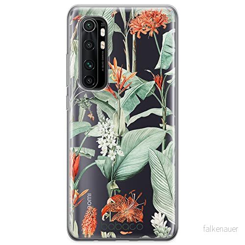 ERT GROUP mobiltelefonfodral för Xiaomi MI NOTE 10 Lite originalt och officiellt licensierat Babaco mönster Flowers 048 optimalt anpassad till formen på mobiltelefonen, gedeeltelijk transparant 5905131340740