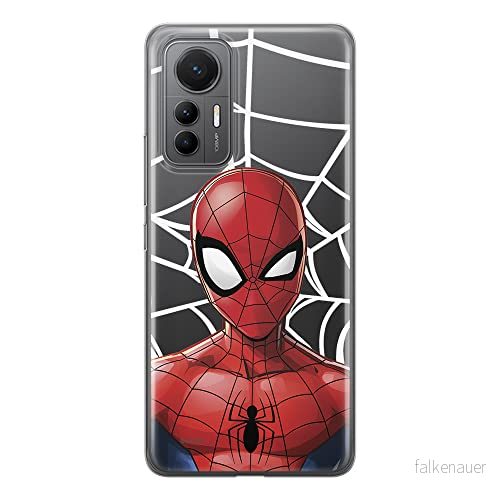 ERT GROUP mobiltelefonfodral för Xiaomi 12 LITE originalt och officiellt licensierat Marvel mönster Spider Man 012 optimalt anpassad till formen på mobiltelefonen, gedeeltelijk transparant 5905511497989