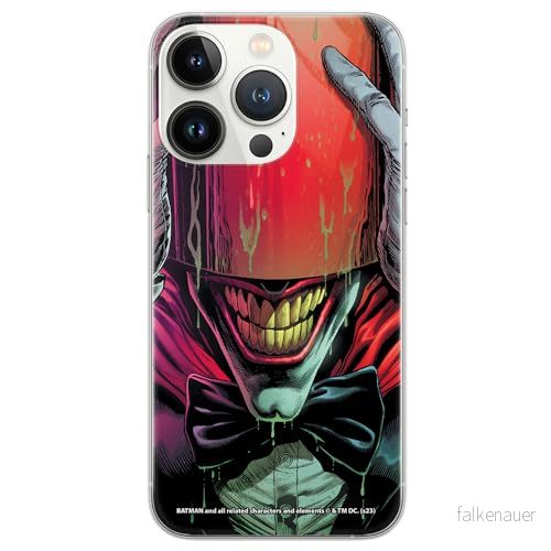 ERT GROUP mobiltelefonfodral för Iphone 13 PRO MAX originalt och officiellt licensierat DC mönster Joker 029 optimalt anpassad till formen på mobiltelefonen, fodral tillverkad av TPU plast 5905795053970