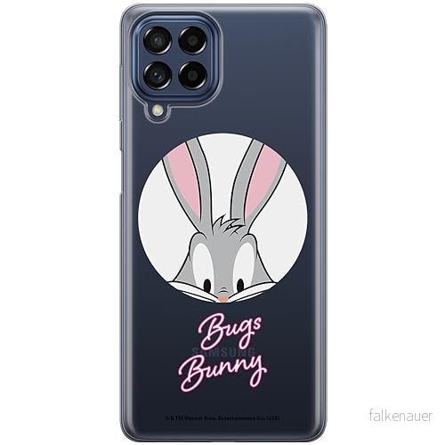 ERT GROUP mobiltelefonfodral för Samsung M33 5G originalt och officiellt licensierat Looney Tunes mönster Bugs 023 optimalt anpassad till formen på mobiltelefonen, gedeeltelijk transparant 5905795088606