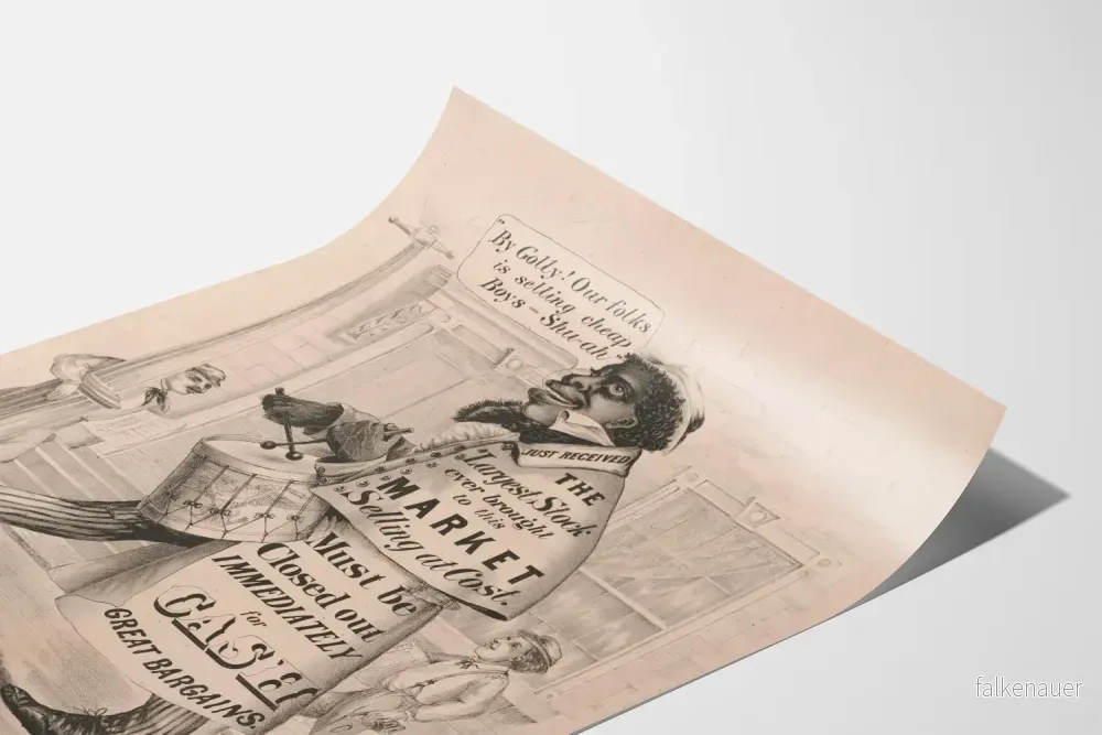 Vintage reklamkarikatyrposter nr 2 för väggdekoration - Bild 3