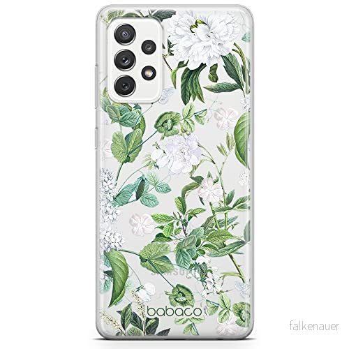 ERT GROUP mobiltelefonfodral för Samsung A52 5G / LTE 4G A52S originalt och officiellt licensierat Babaco mönster Flowers 034 anpassad till formen på mobiltelefonen, gedeeltelijk transparant 5905131292742
