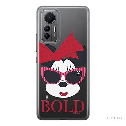ERT GROUP mobiltelefonfodral för Xiaomi 12 LITE originalt och officiellt licensierat Disney mönster Minnie 045 optimalt anpassad till formen på mobiltelefonen, gedeeltelijk transparant 5905511501297