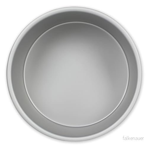 PME RND062 anodiserad aluminium rund kakform 15 x 5 cm djup, silver 5060047060448