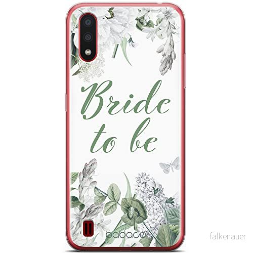 ERT GROUP mobiltelefonfodral för Samsung A01 originalt och officiellt licensierat Babaco mönster Bride to be 005 Vit optimalt anpassad till formen på mobiltelefonen, fodral tillverkad av TPU plast 5904805786143
