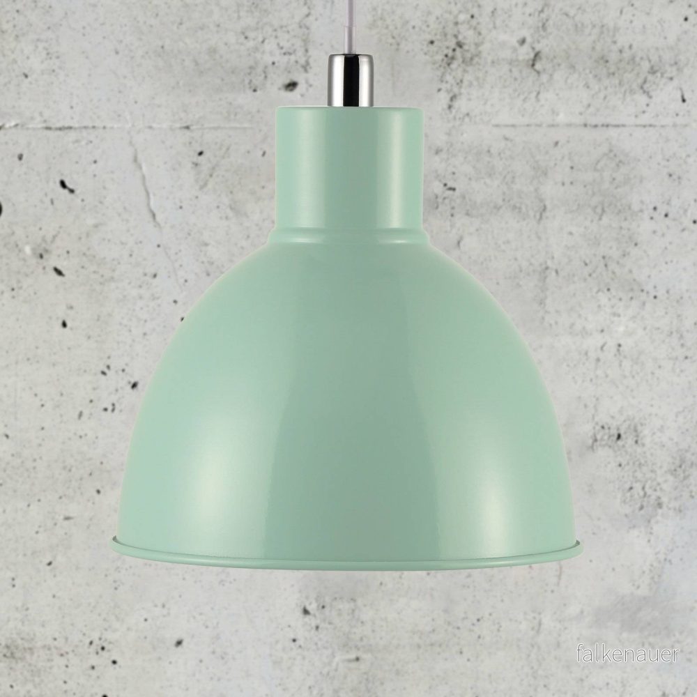 Nordlux Hänglampa Pop med metallskärm, grön 5701581370982