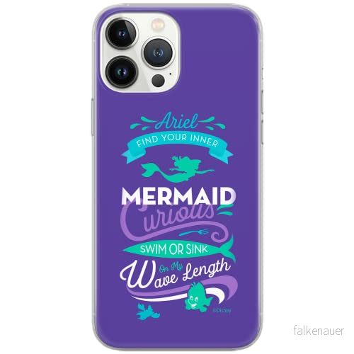ERT GROUP mobiltelefonfodral för Samsung F62 / M62 originalt och officiellt licensierat Disney mönster Ariel 002 optimalt anpassad till formen på mobiltelefonen, fodral tillverkad av TPU plast 5904805533464