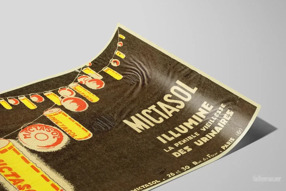Vintageposter Mictasol retro väggdekoration - Bild 2
