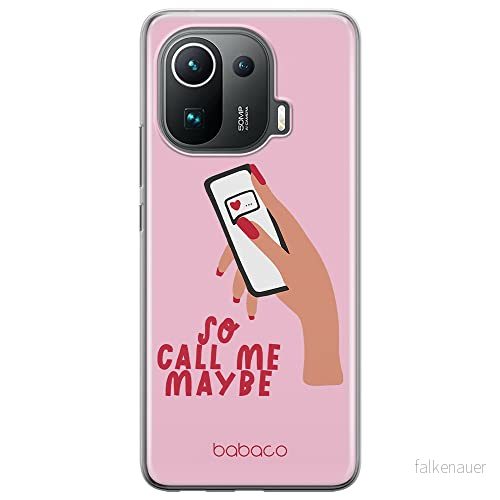 ERT GROUP mobiltelefonfodral för Xiaomi MI 11 PRO originalt och officiellt licensierat Babaco mönster Call me maybe 001 optimalt anpassad till formen på mobiltelefonen, fodral tillverkad av TPU plast 5904805035739