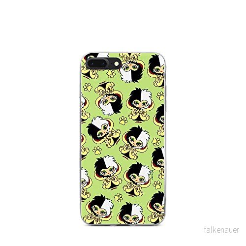 ERT GROUP mobiltelefonfodral för Iphone 7 PLUS/ 8 PLUS originalt och officiellt licensierat Disney mönster Cruella 007 optimalt anpassad till formen på mobiltelefonen, fodral tillverkad av TPU plast 5905131493910