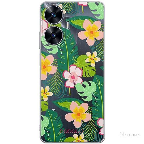 ERT GROUP mobiltelefonfodral för Realme C55 originalt och officiellt licensierat Babaco mönster Flowers 019 optimalt anpassad till formen på mobiltelefonen, gedeeltelijk transparant 5905511864668