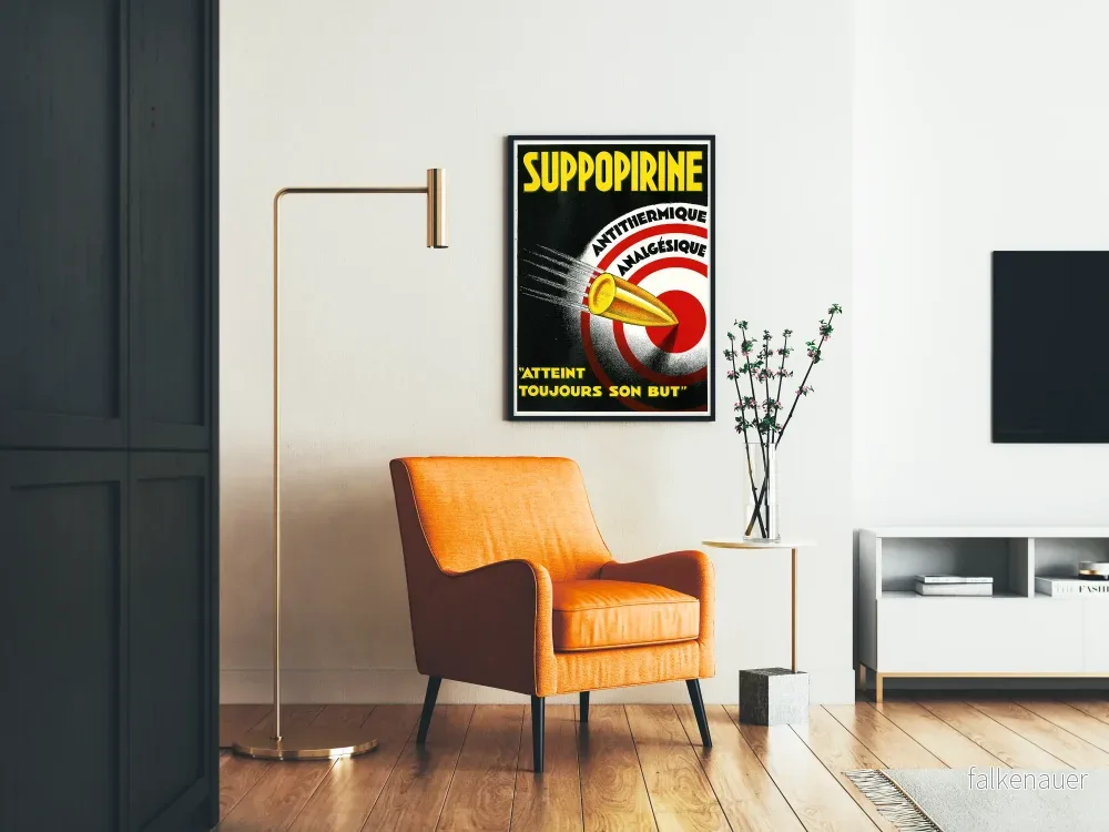 Vintageposter för smärtstillande och antitermisk Suppopirine - Bild 2