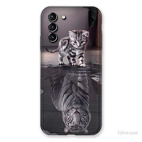 Fodral för Samsung Galaxy S21 Plus katt reflektor 3614848040165